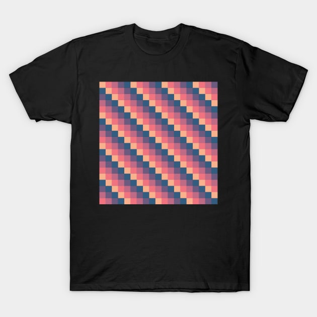 Descending Square Pattern T-Shirt by Eliza-Grace